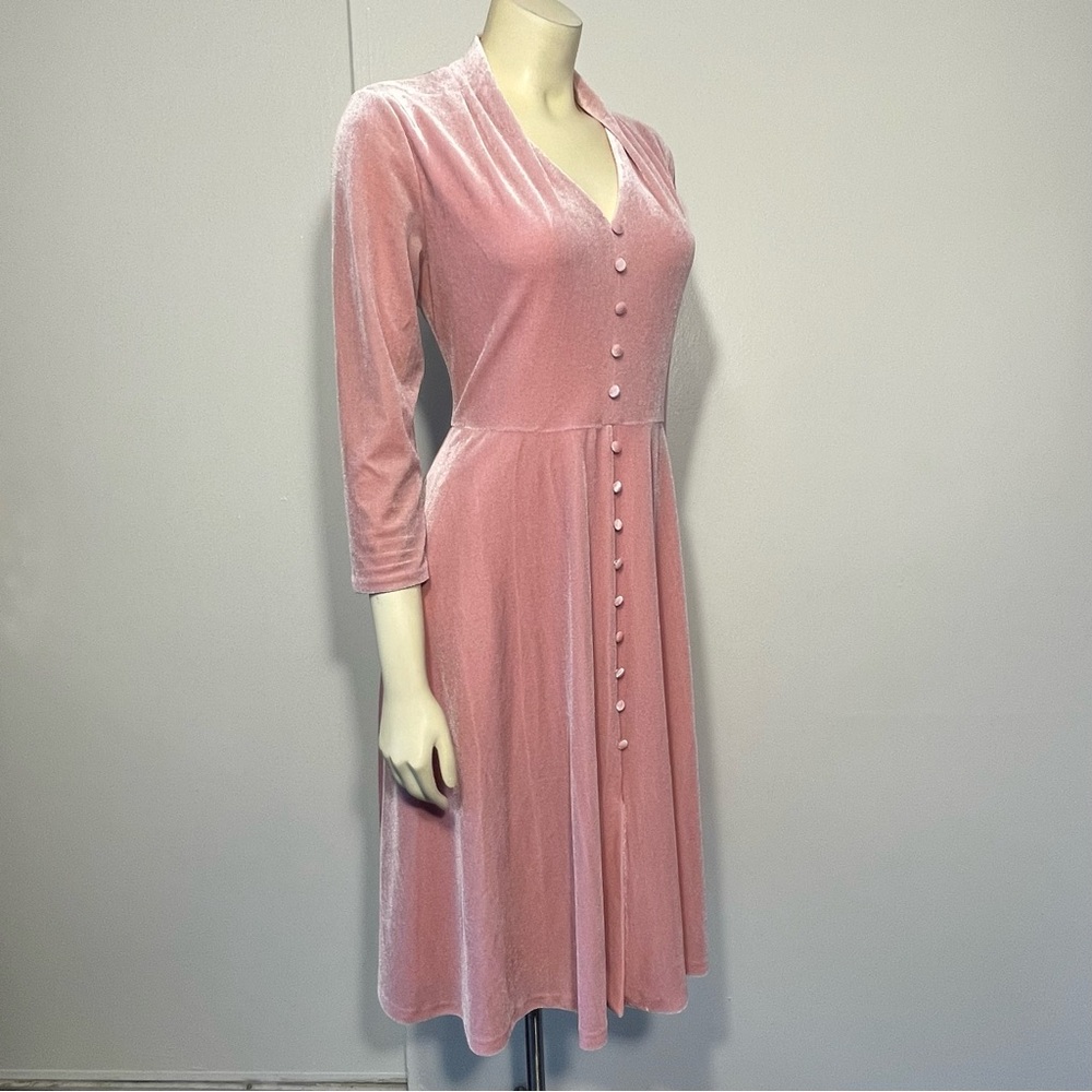 Gal Meets Glam Pink Button-Down Dress